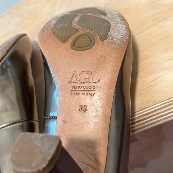 AGL Bronze Metallic pumps size 39. - Picture 5 of 6